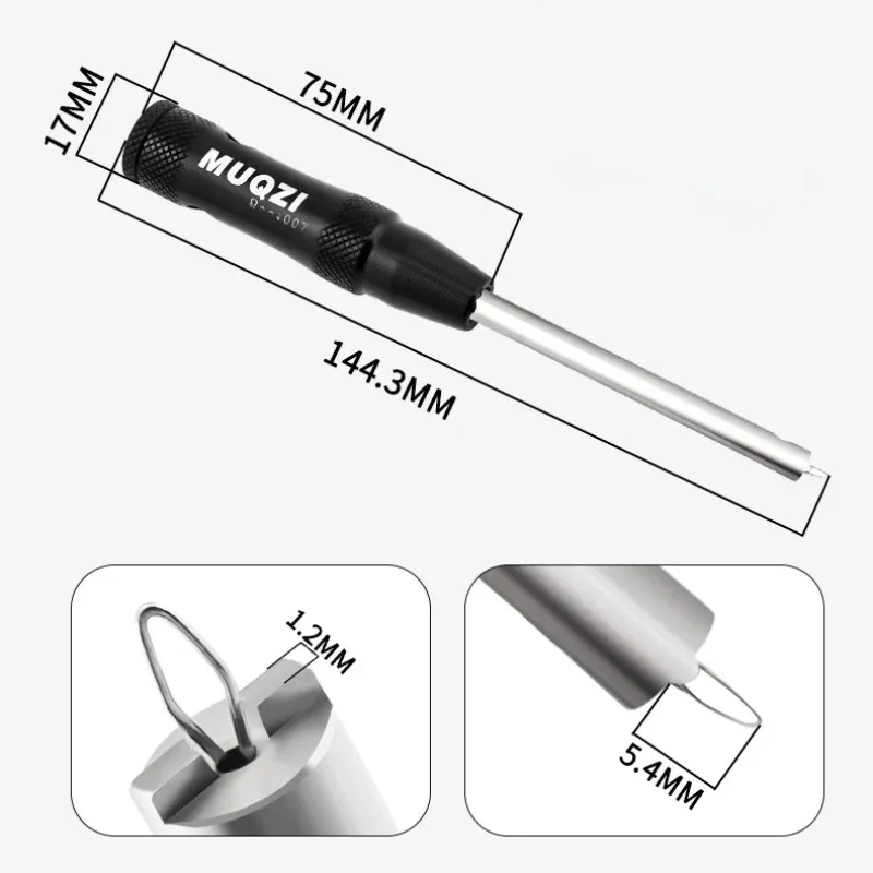 MUQZI تكلم الحلمة سائق أداة MTB تكلم الحلمة إزالة تركيب وجع تكلم الحلمة الإدراج أداة