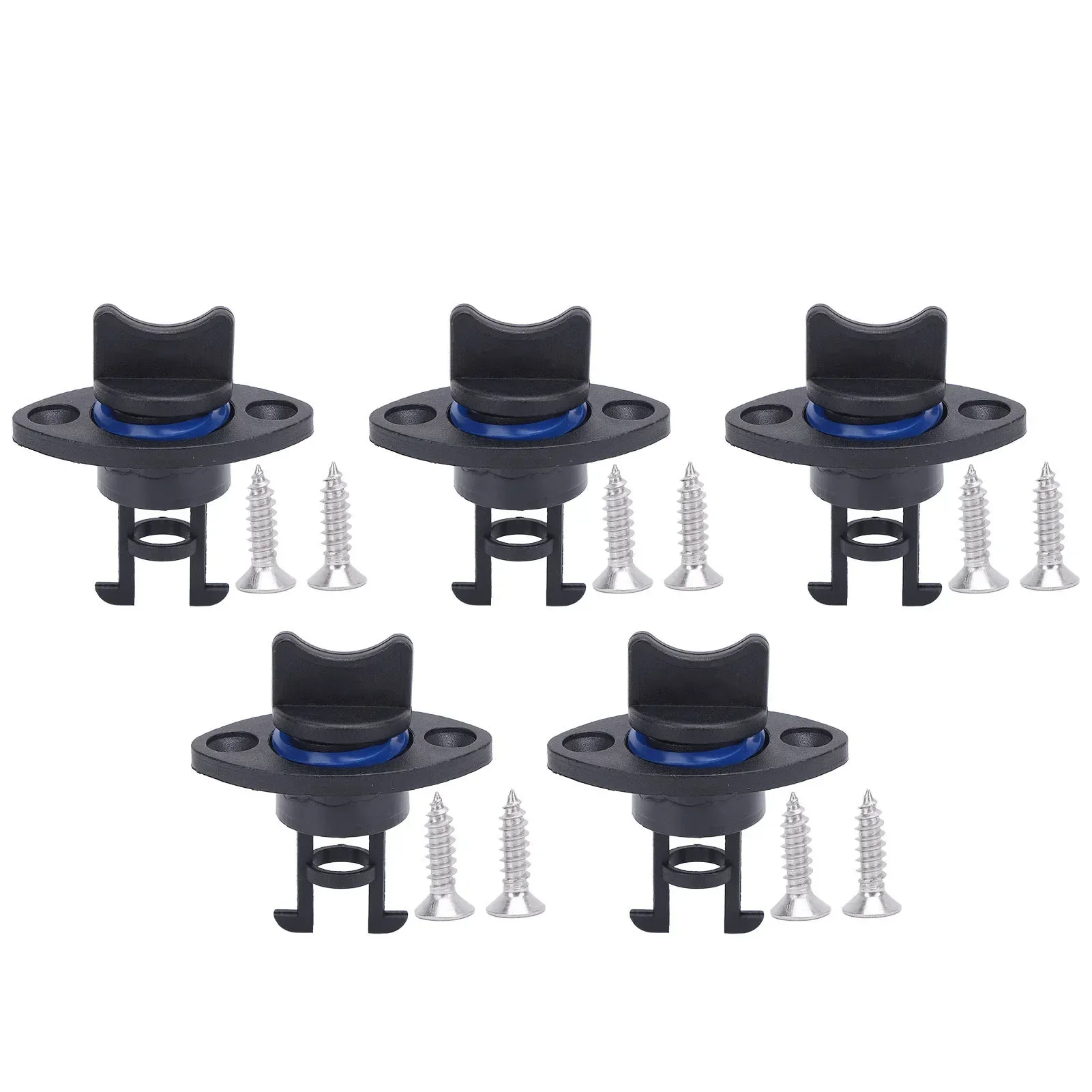 

5 шт. сливная пробка для лодки, универсальный комплект сливных пробок, нейлоновая водонепроницаемая пробка, предотвращает утечку, пробка для лодки с 10 винтами