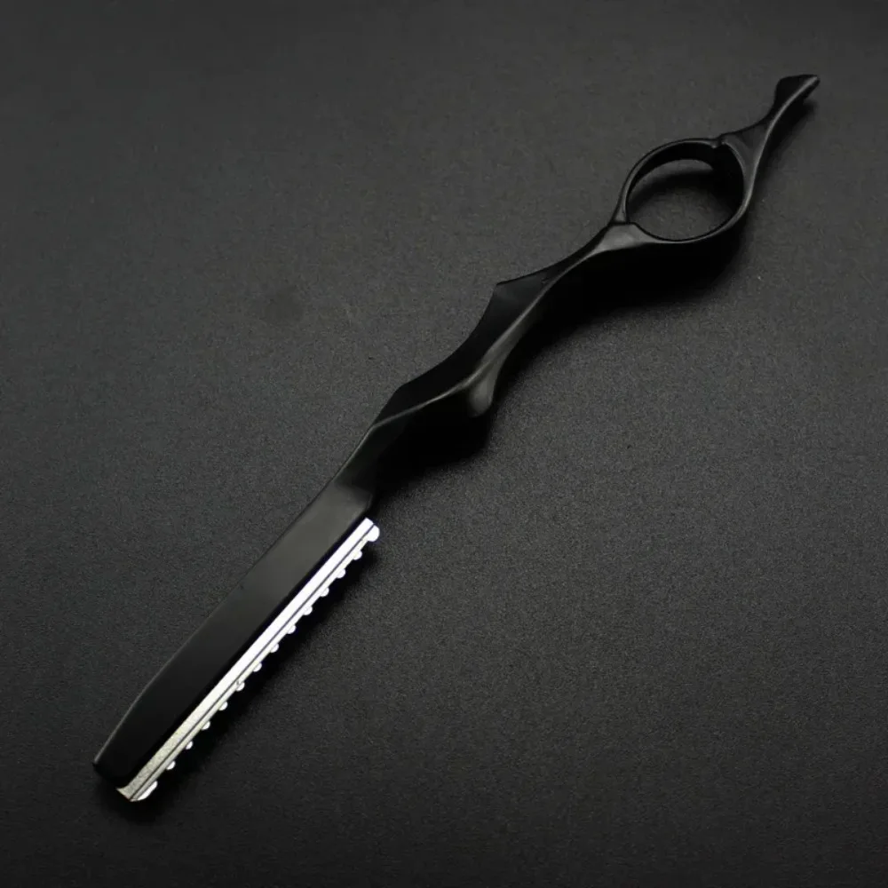 Maquinilla de afeitar profesional de acero inoxidable para peluquería, cuchillo de corte de cabello afilado, herramientas de salón, Japón