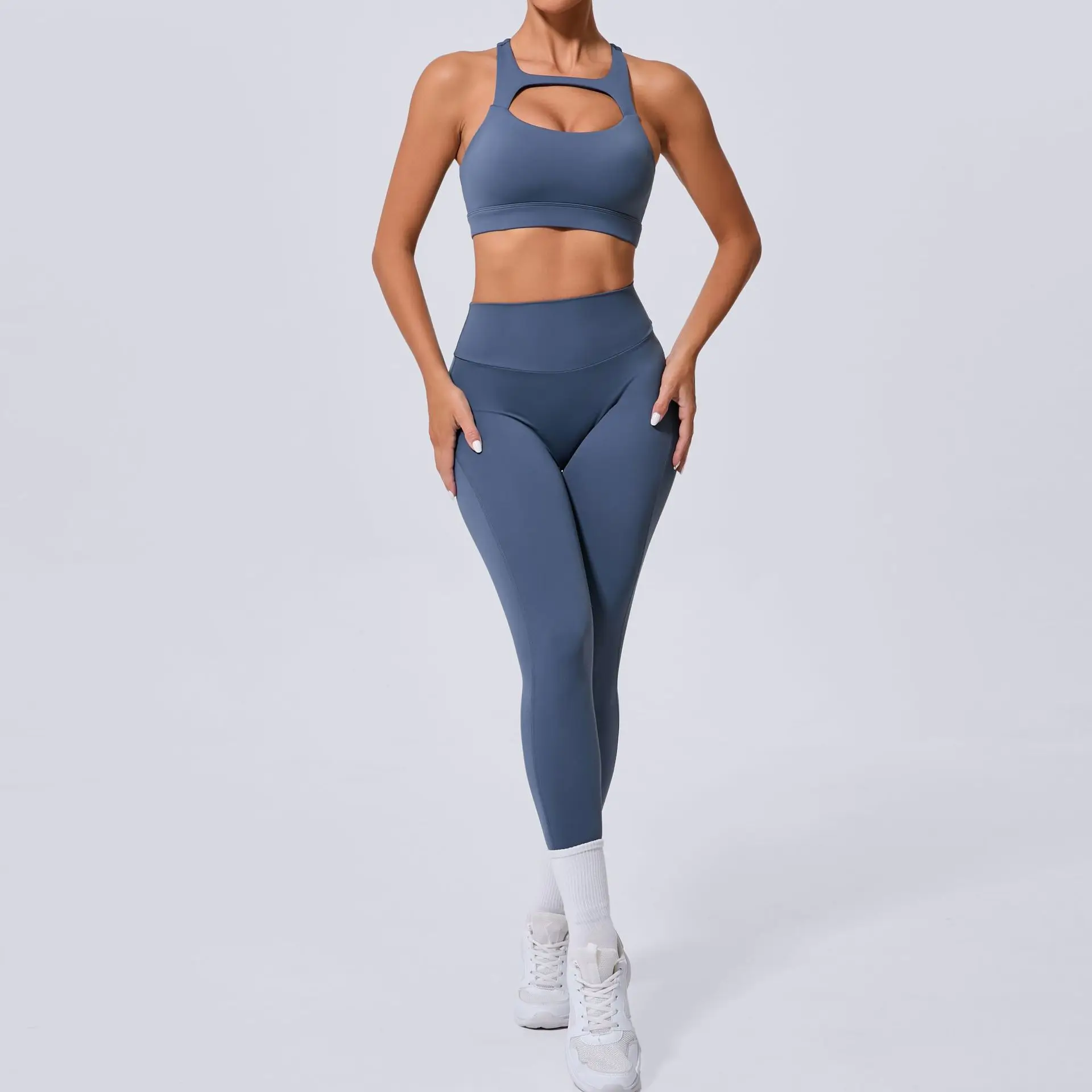 Sexy 2 Pieces Yoga Suit Women's Sports Set Gym Suit Women Running Training Suit Women's Sports Clothing Quick Dry Yoga Clothing