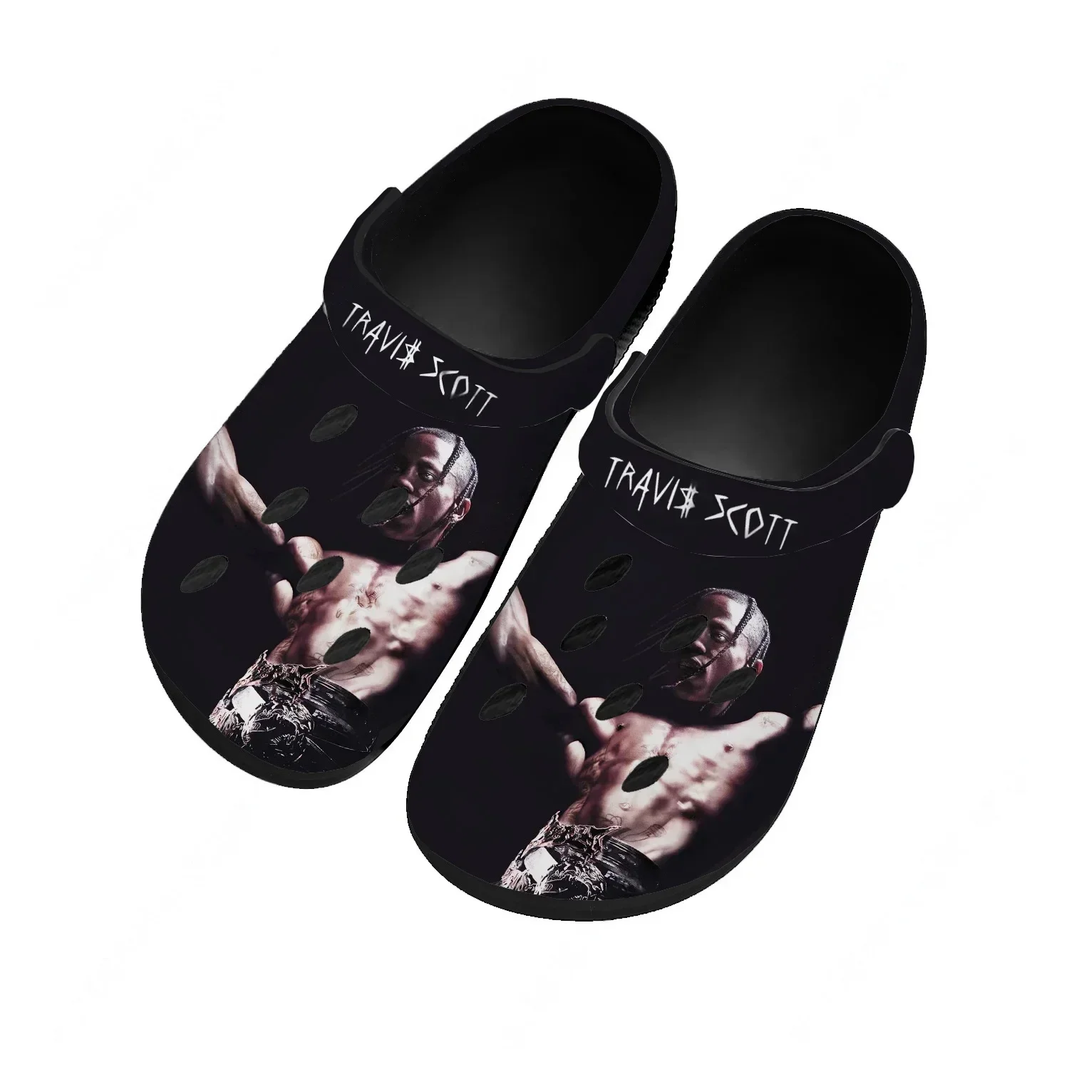 T-Travis S-Scott Sandals Women Teenager Home Fashion Water Shoe High Quality Garden Breathable Comfort Beach Hole Slippers