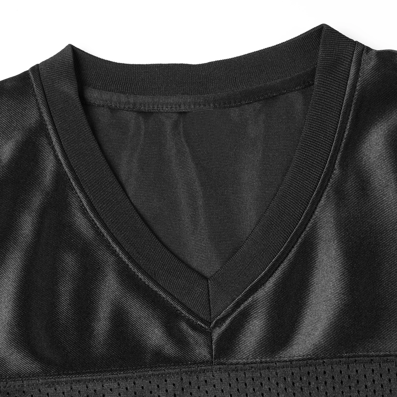 Men's 24 Black Letter Embroidered American Football Jersey Loose Breathable Classic Retro Mesh Shirts For Adults Soccer Uniform image 4