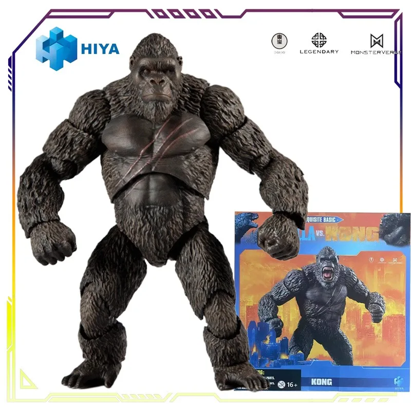

Hiya Toys Original Ultimate Value Series Godzilla Vs. King Kong Action Figure Model Toys Movable Model Ornaments Gifts for Boys