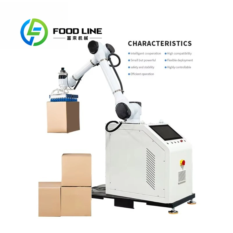 Customized Robot Pallet Stacker Price Cobot Palletizing System 10kg 20kg Payload Intelligent Robotic Arm Body