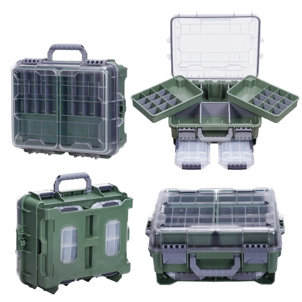 

Waterproof bait fishing equipment box: large capacity, portable, multifunctional fishing accessories