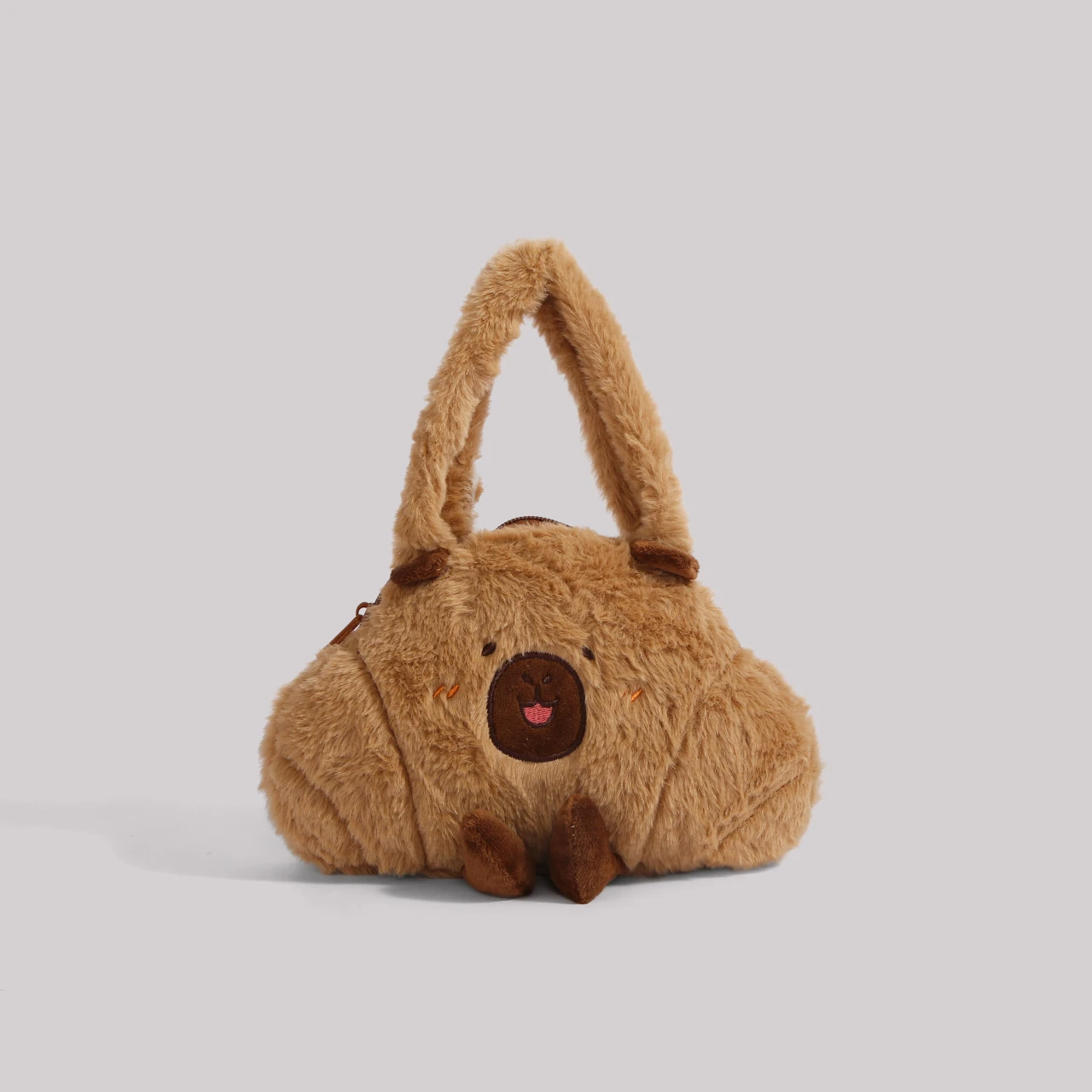 

Cute Bear Plush Handbag Women's Single Shoulder Cartoon Shaped Bag Soft Toy Fashion Accessory Bags For Women