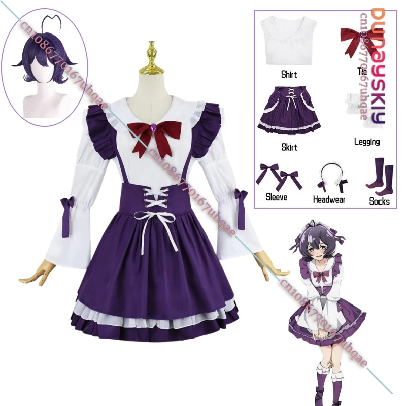 Gushing Over Magical Girls Hiiragi Utena Minakami Sayo Tenkawa Kaoruko Cosplay Araga Kiwi Costume Wig Maid Dress Customized