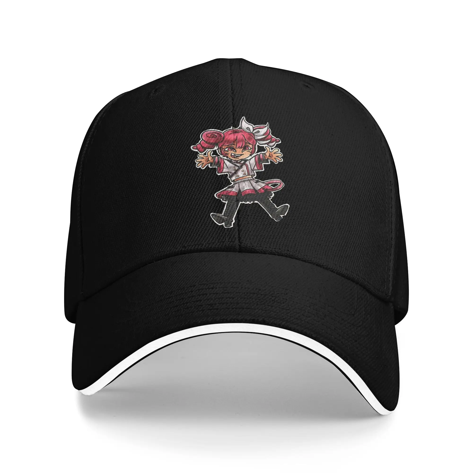 Kasane Teto Yippieee Sun Baseball Cap Summer Unisex-Teens  Design Hip Hop Hats Wholesale Fashion Tennis Skate Baseball Caps