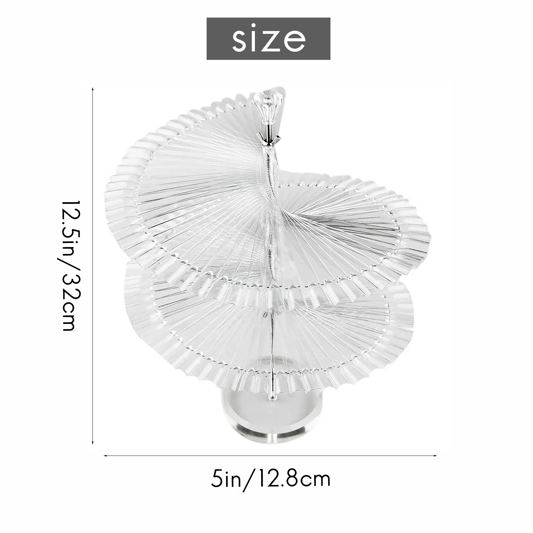 

AA20-120 Pcs False Nail Practic Tips Sticks Display Stand Spiral Display Shelf For Uv Gel Nail Polish Color Chart