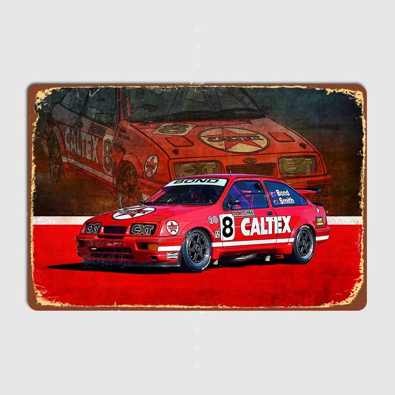 Colin Bond Sierra Rally Racing Poster Metal Custom Sign Living Room Wall Indoor Decor Room Decoration Bedroom Posters Home Decor