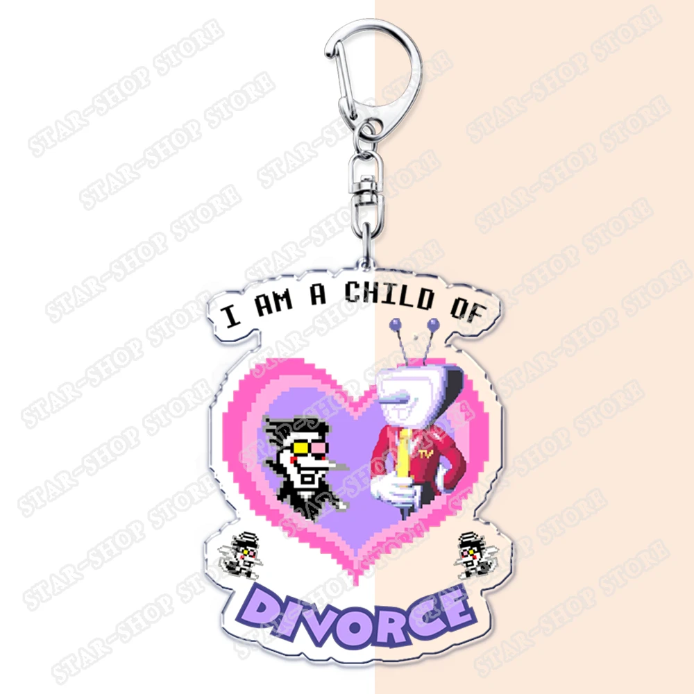 Jeu mignon Deltarune Spamton Tenna bébé Meme porte-clés pour accessoires sac porte-clés anneau cadeaux Gamer amis porte-clés de jeu