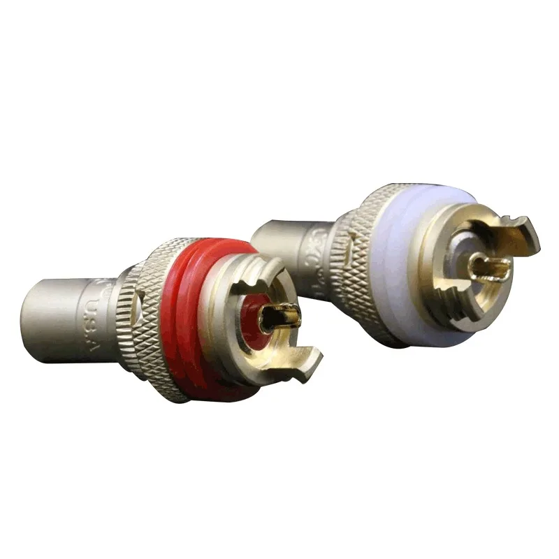 For Gold-plated Rhodium-plated Copper Matte Audio Power Amplifier RCA Base Audio Lotus Socket Fever Terminal