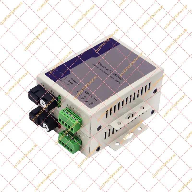 Industrial RS485/RS422 Fiber Optic Modem, Single Fiber WDM Serial for Data Extender up to 20km