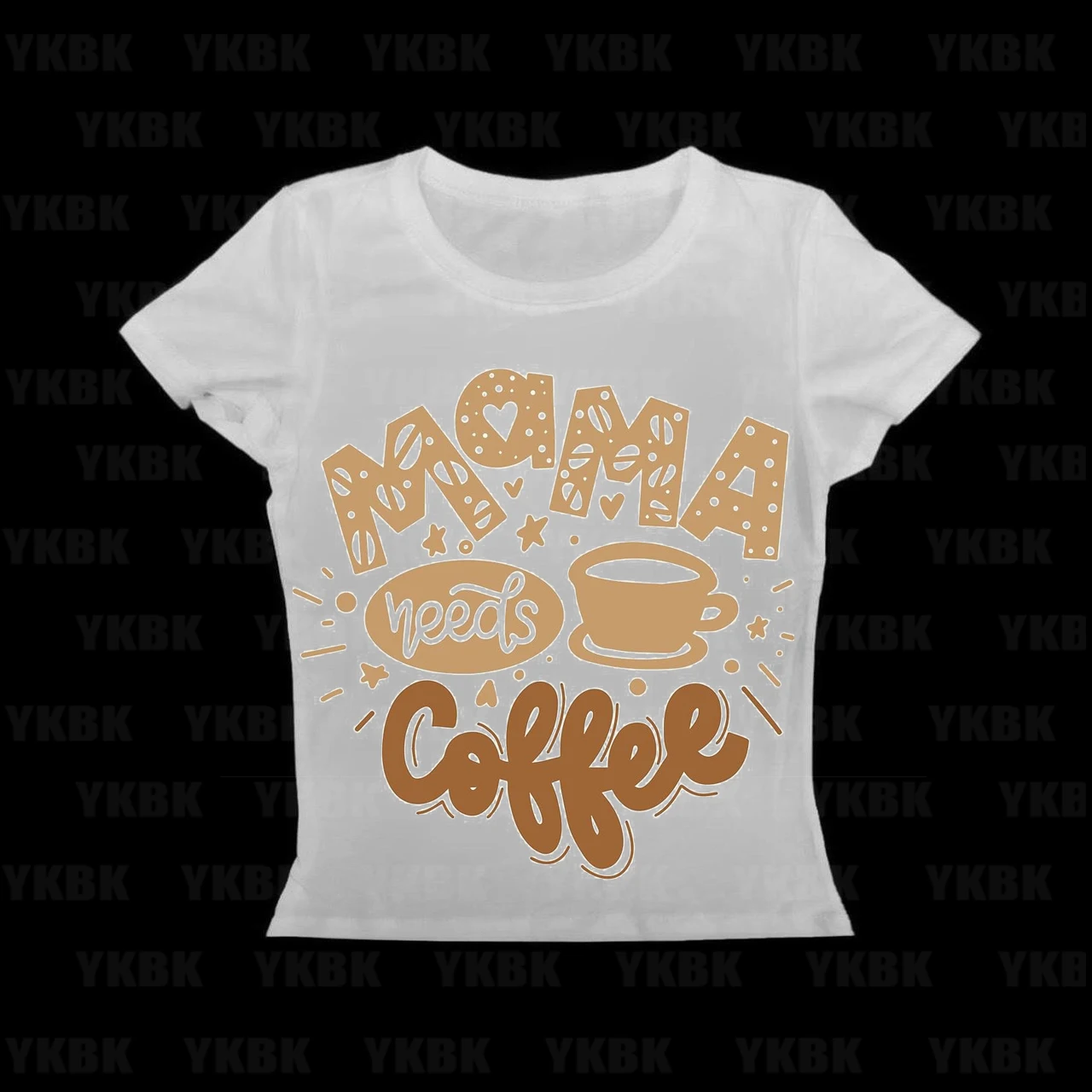 Casual Short Sleeve T-Shirt Pure Cotton Printed Street Style Comfortable Fashionable round Neck Digital Direct Spray