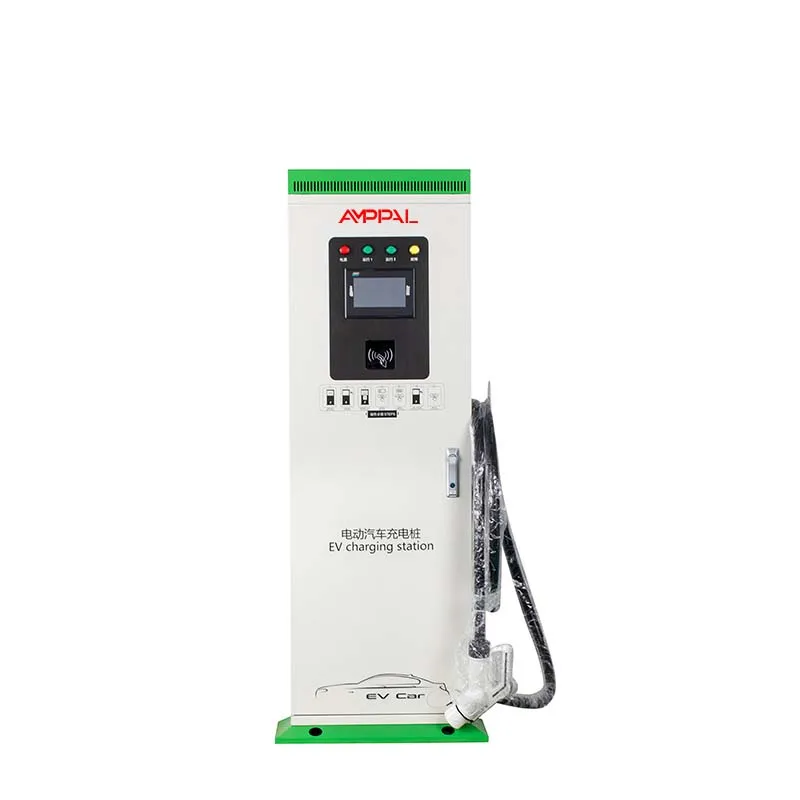 AMPPAL 30KW Vehicle Floor-mounted Fast E v Charger Electric Commercial Ev Charging Station for Electric Car