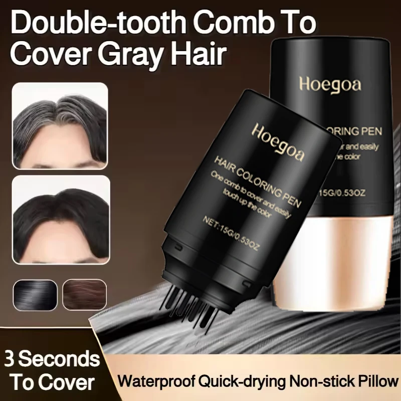 

Расческа для окрашивания волос, черная водостойкая краска для волос, ручка для ретуши, естественное покрытие волос, краска для волос на растительной основе, не повреждающая