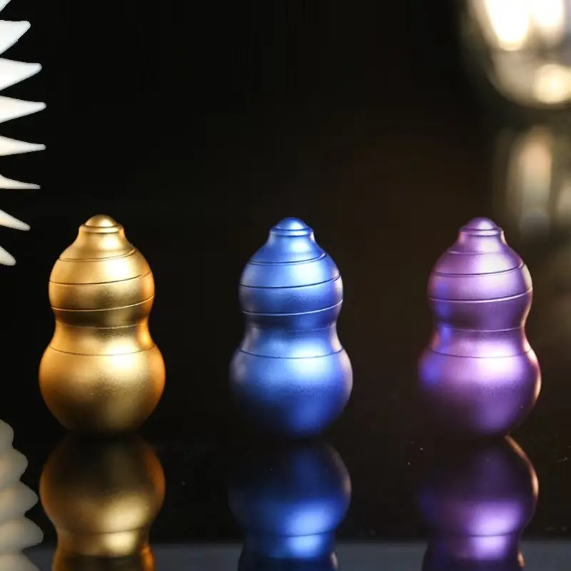 لعبة تخفيف التوتر على شكل قرع معدني قابل للدوران من قطعة واحدة، لعبة تخفيف التوتر في المكتب، لعبة هدية للبالغين، هدية، لعبة