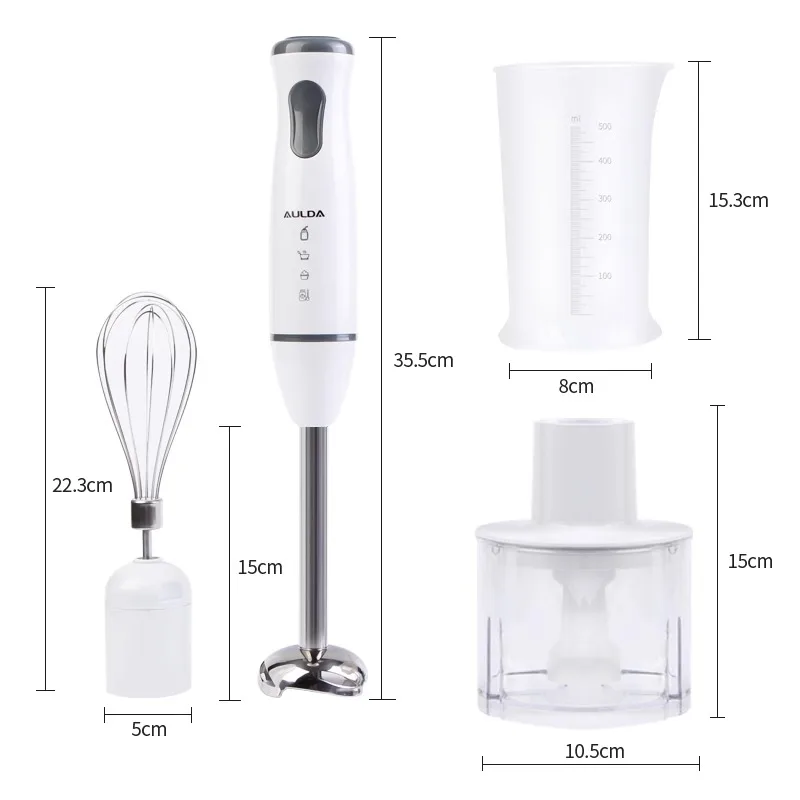 خلاط عصا المحرك النحاسي، مفرمة طعام صامتة شديدة التحمل، خلاط عصارة متعدد الوظائف للمطاعم/إكسسوارات المطبخ المنزلية