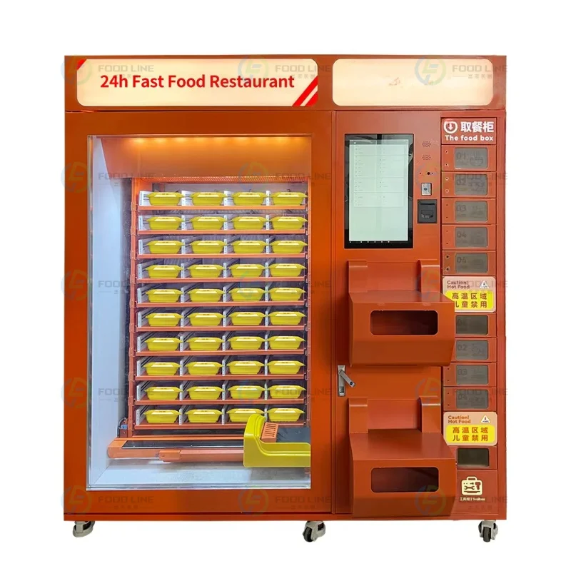 Vending Machine Qr Code - Máquina Expendedora de Alimentos con Pantalla