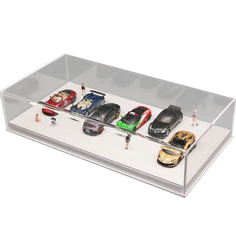 1:64 Display Cabinet Box Storage box for Car Model Vehicles Dioramas Miniatures Figure Toy Desktop Decoration Collection Gift 