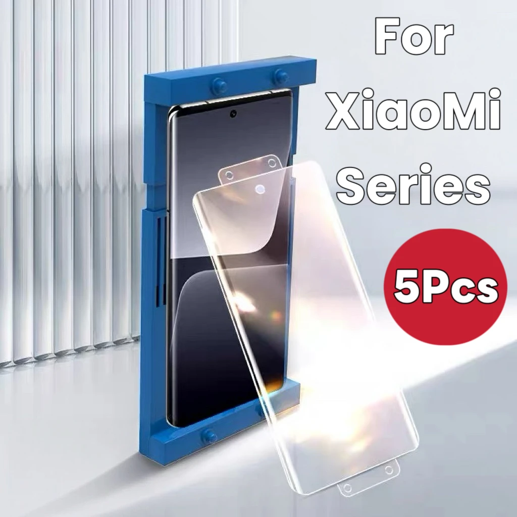 

For Xiaomi 10, 11, 12, 13, 14, 15 Series HD Screen Protector, Not Tempered Glass Film, Pack of 5