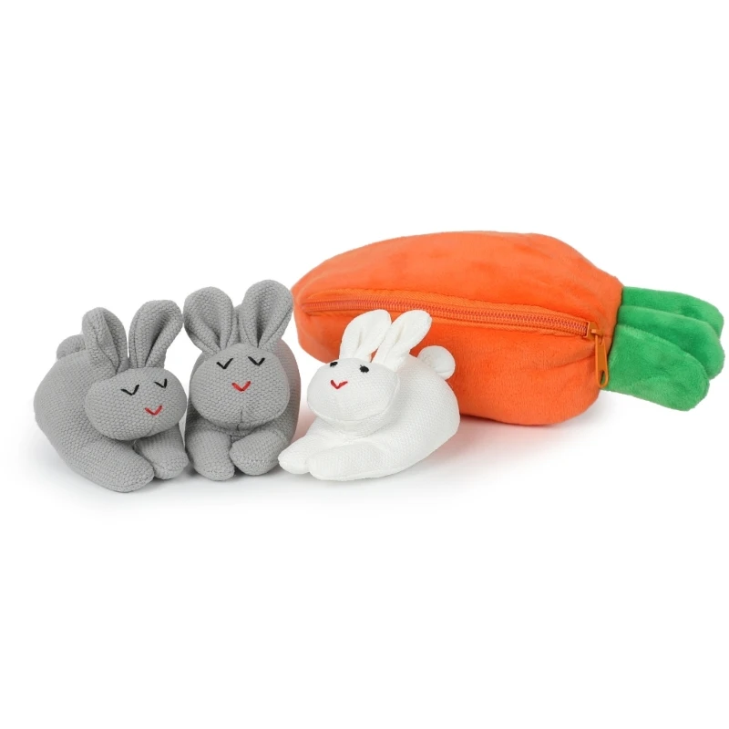 Bunnies in Carrot Purse Hide-and-Seek Bunnies in Carrot Purse Wallet Easter Bunny Purse Easter Bag