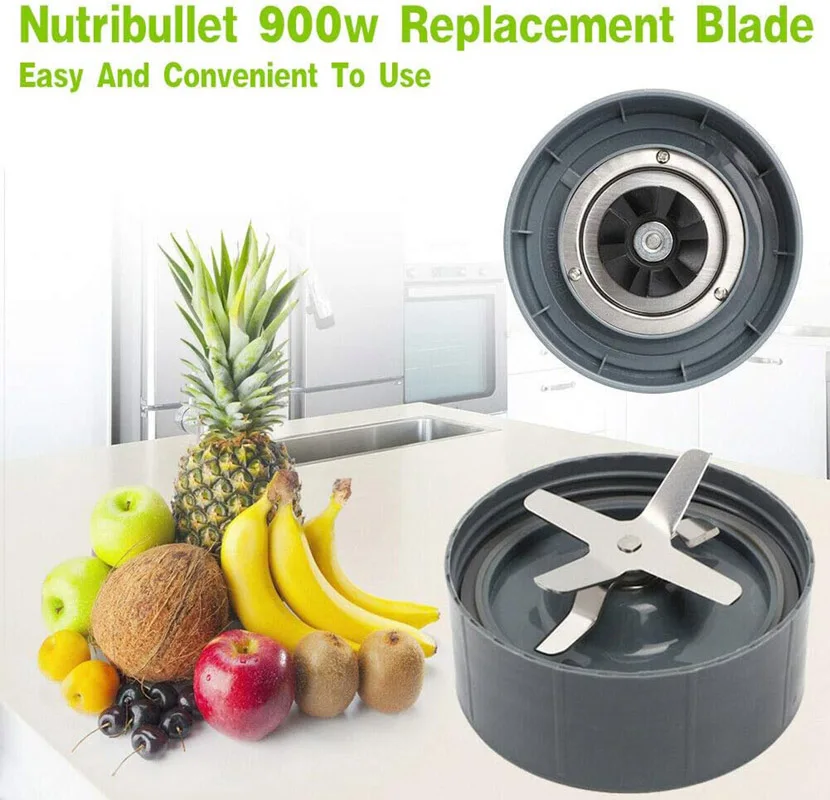 Blender Replacement Parts 24 oz Cup with Replacement Extractor Blade Compatible with Nutribullet 600W 900W Blenders