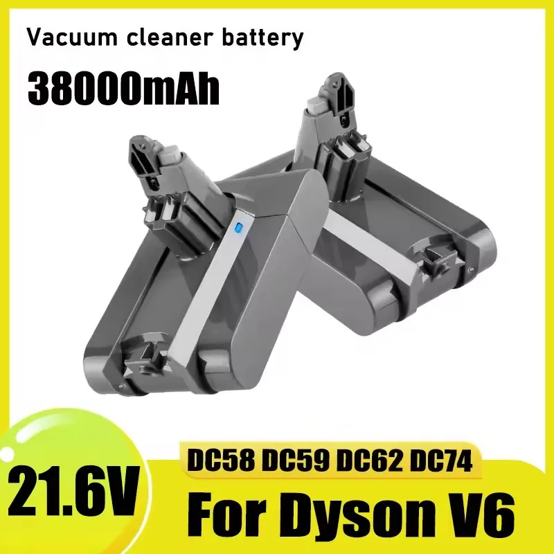 21.6V 12800Ah For Dyson Battery Replacement DC62 DC59 DC58 SV03 SV04 SV09 V6 Animal Motorhead V6 Slim V6 Absolute Vacuum Batter