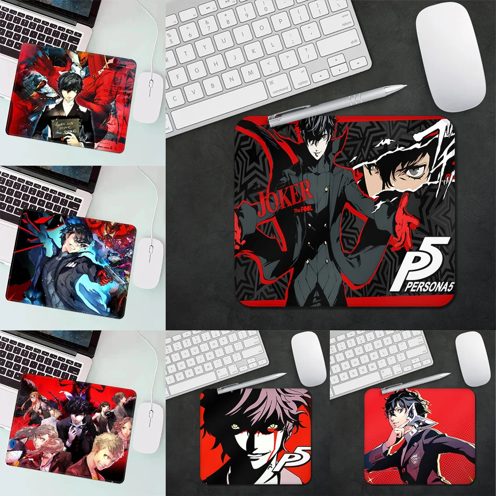 

Anime persona P5 Gaming Mouse Pad XS Small Mousepad For PC Gamer Desktop Decoration Office Mouse Mat Deskmat Rug