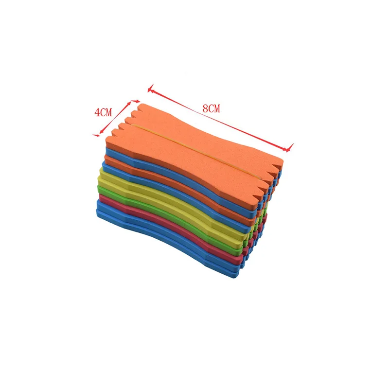 10Pcs Angeln Schaum Spulen Angelschnur Winding Board Rig Halter Angelschnur Zubehör Rig Wickler Zufällige Farbe