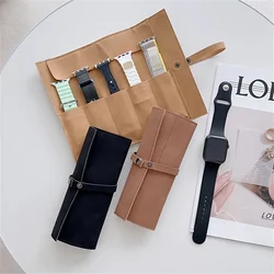 PU Leather Watch Strap Storage Bag, Multi-Function Portable Strap Storage Bag, Waterproof And Dustproof Watch Strap Storage Bag