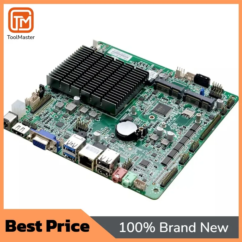 【New Arrival】Mini Computer Motherboard DDR4 Industrial Fanless Mainboard  Celeron J4125 ITX-B412_J112L With 8 USB Lvds I225