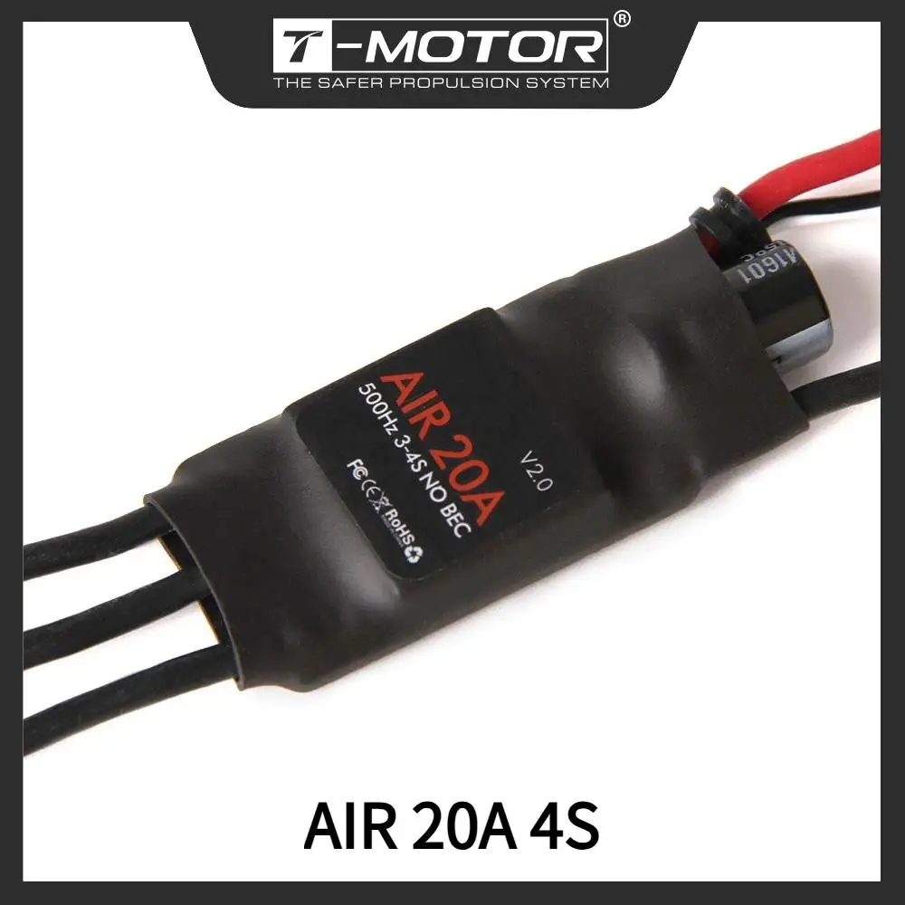 

T-MOTOR AIR 20A 3-4S ESC Air20A Electronic Speed Controller For Multi-Rotor UAV Drone MN3110 MN3510 Motors