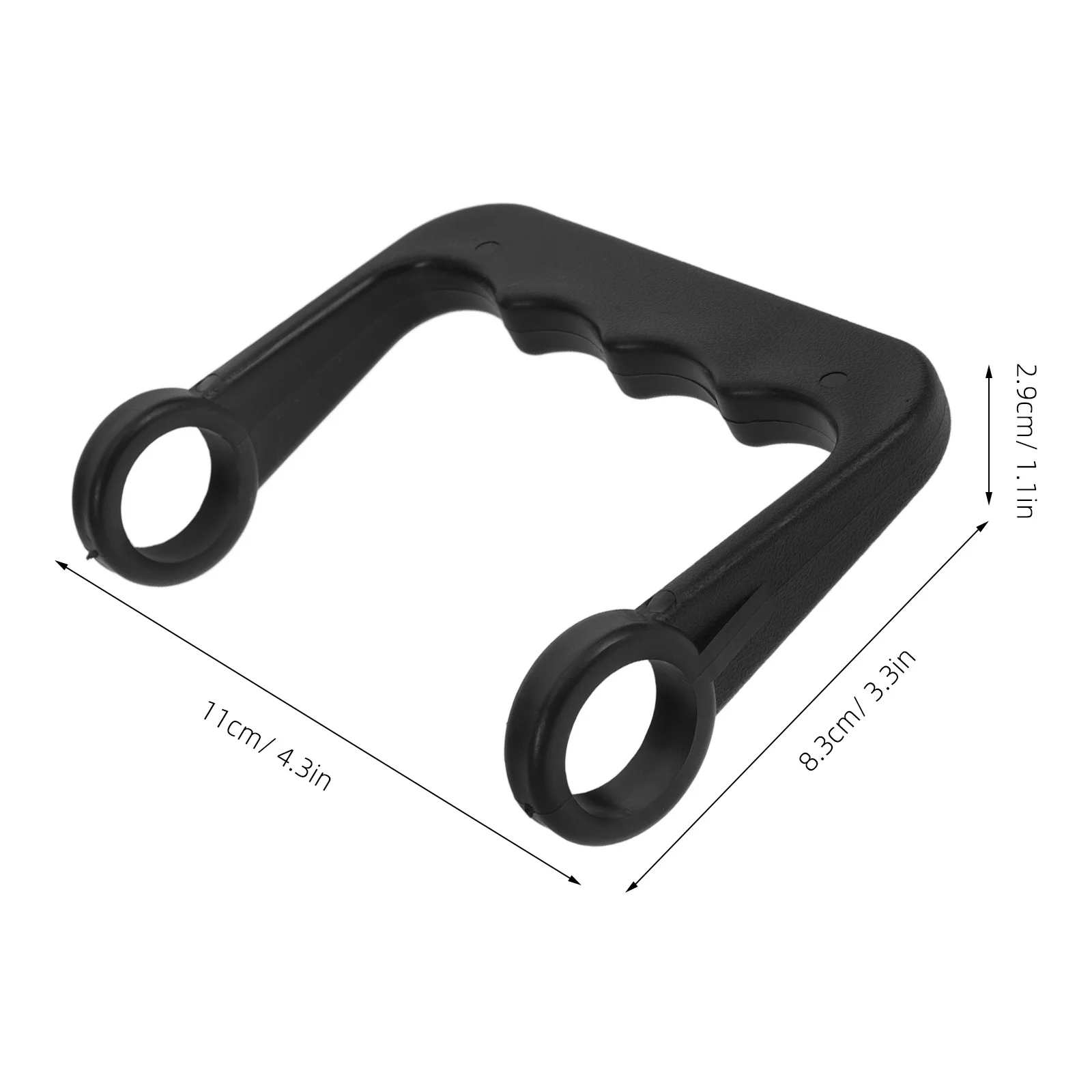 Reemplazo de mango de cric para remolque de coche, cric de suelo hidráulico, herramienta de elevación de neumáticos duradera de aluminio negro, manivela Horizontal