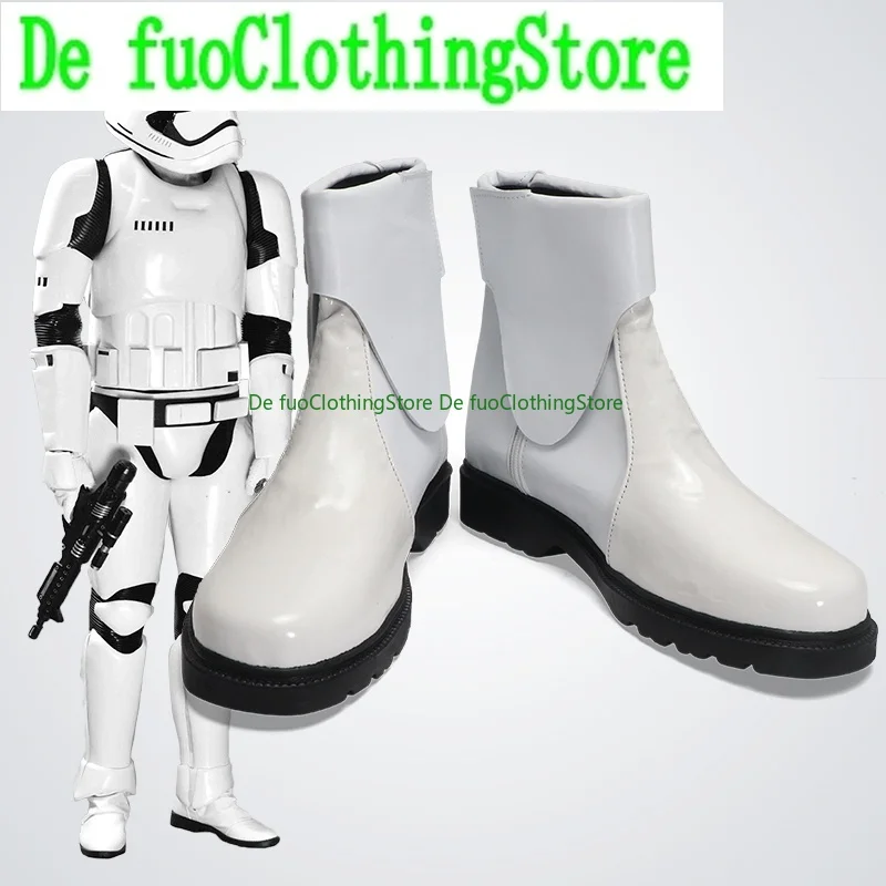 

DefuoClothing Shoes The Force Awakens The White Warrior Royal Guard COS Shoe Customization Halloween Cosplay Shoes