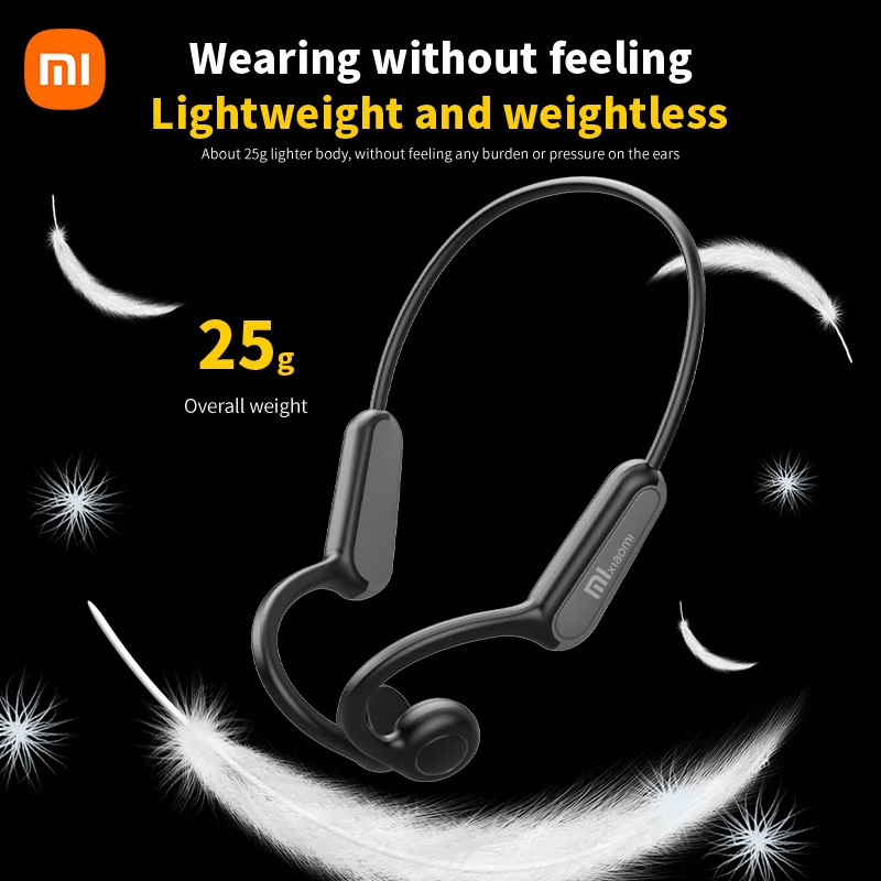 Xiaomi B8 Bone Conduction Earphone Neckband Earbud Wireless Bluetooth Headset Waterproof Sports Music Headphone for Android IOS