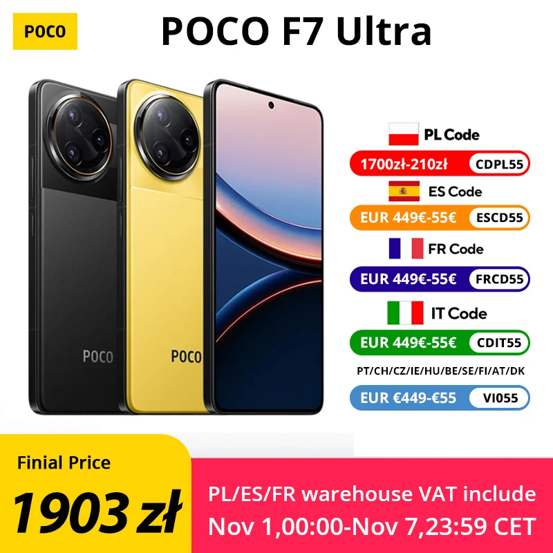 [Officiel] POCO F7 Ultra | Snapdragon 8Elite haut de gamme, Chipset VisionBoostD7, HyperCharge filaire 120 W et sans fil 50 W