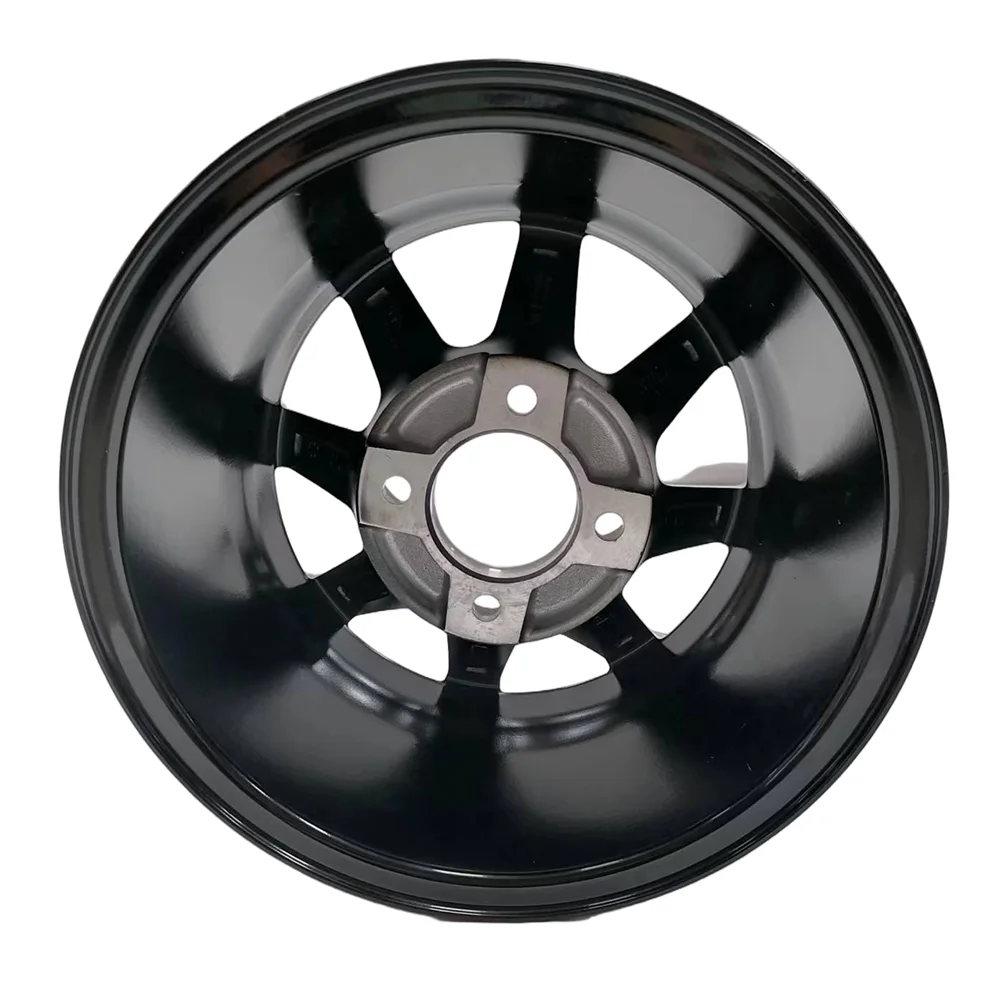 New Aluminum Brilliant Black Golf Cart Wheel Hub for Replacement/Repair Model NBR12-16 (12x7-4-101.6-70-negative12) - view 4