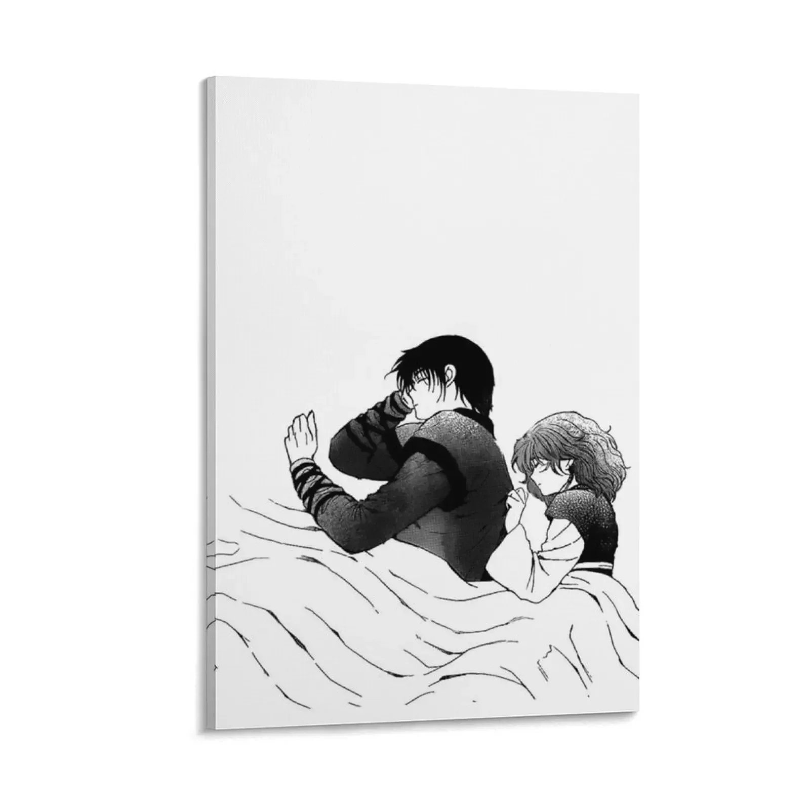 

Yona and Hak Cuddles Canvas Painting poster anime painting living room decoration