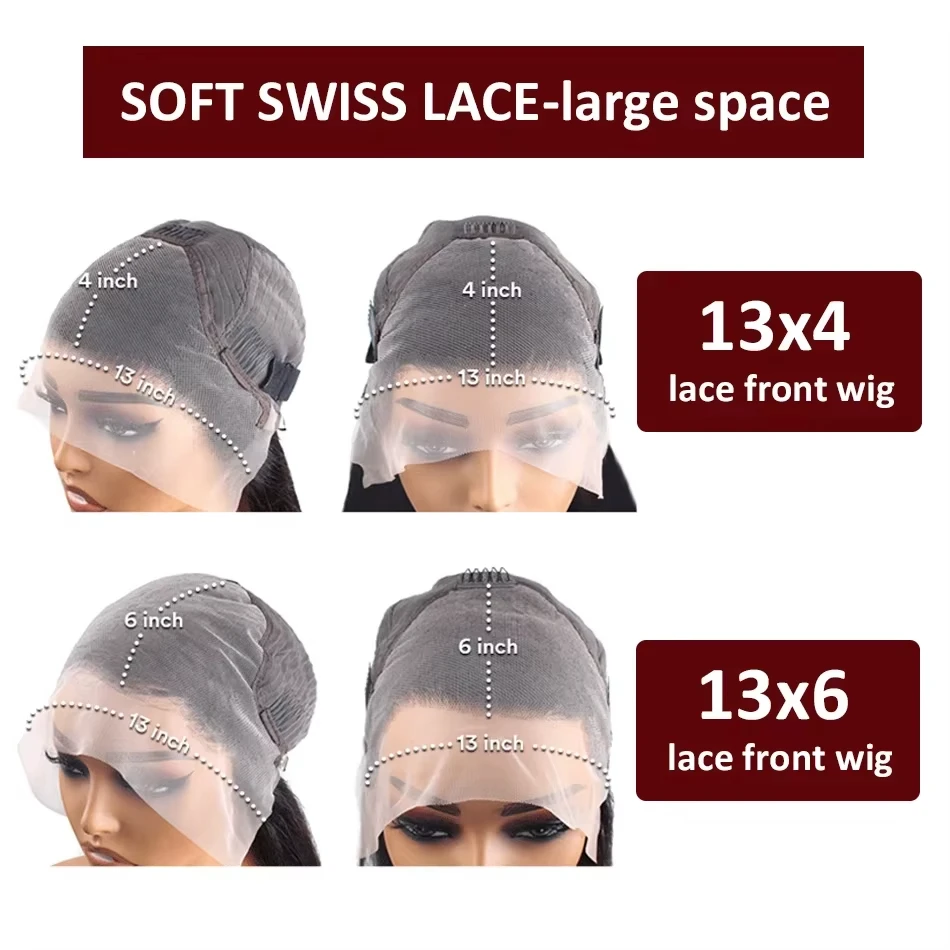 220 الكثافة 99j بورجوندي 13x6 HD الدانتيل أمامي باروكة من شعر طبيعي قبل قطعها الملونة البرازيلي موجة عميقة شعر بشري مجعد شعر مستعار #6