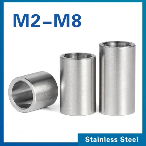 M2 M2.5 M3 M4 M5 M6 M8 304 Acero inoxidable (A2-70) Arandela de casquillo Redonda hueca Sin roscado Espaciador de pie Longitud de la junta 3-20 mm