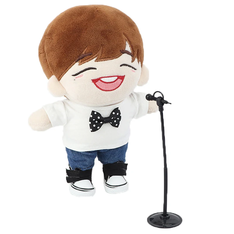 2Pcs 1:12 Dollhouse Miniature Microphone Microphone Stand Model DIY Accessories Photo Props-Toy