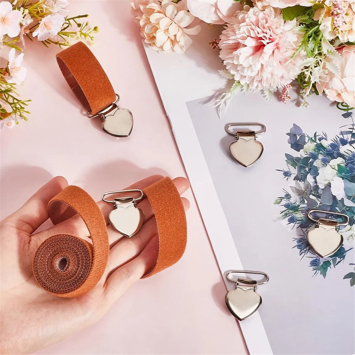 EULM Холст Эластичные зажимы Катушка Стержень Боковой натяжной зажим Набор Регулируемая ручная вышивка Рукоделие Швейные гаджеты для DIY