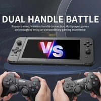 POWKIDDY X70 Portable Retro Handheld Game Console 7-inch HD Screen Video Games Consoles Two-Player TV Out Gaming Player Box Gift