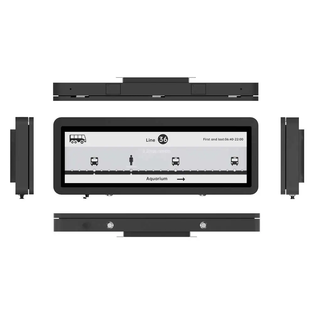 

Настраиваемый 32/28-дюймовый E-Ink дисплей для остановок общественного транспорта: уличный, с длительным сроком службы батареи, энергосберегающий, экологичный