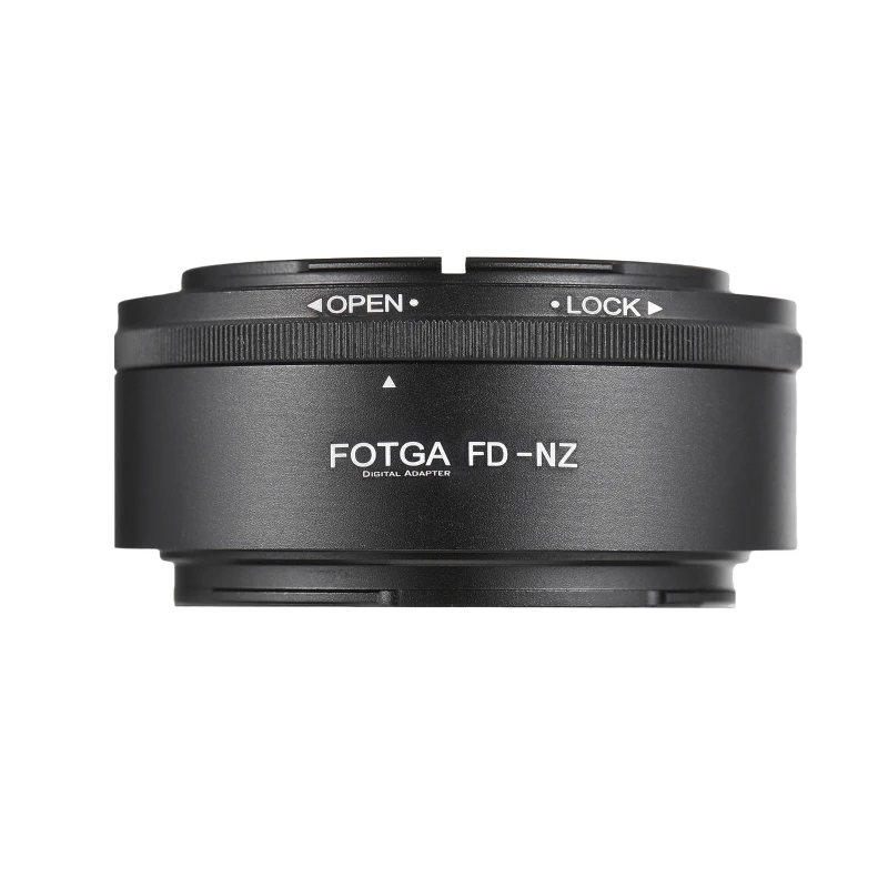 FOTGA High Precision Lens Mount Adapter Ring Aluminum Alloy for Canon FD-Mount Lens to Nikon Z6 Z7 Z50 Z-Mount Camera