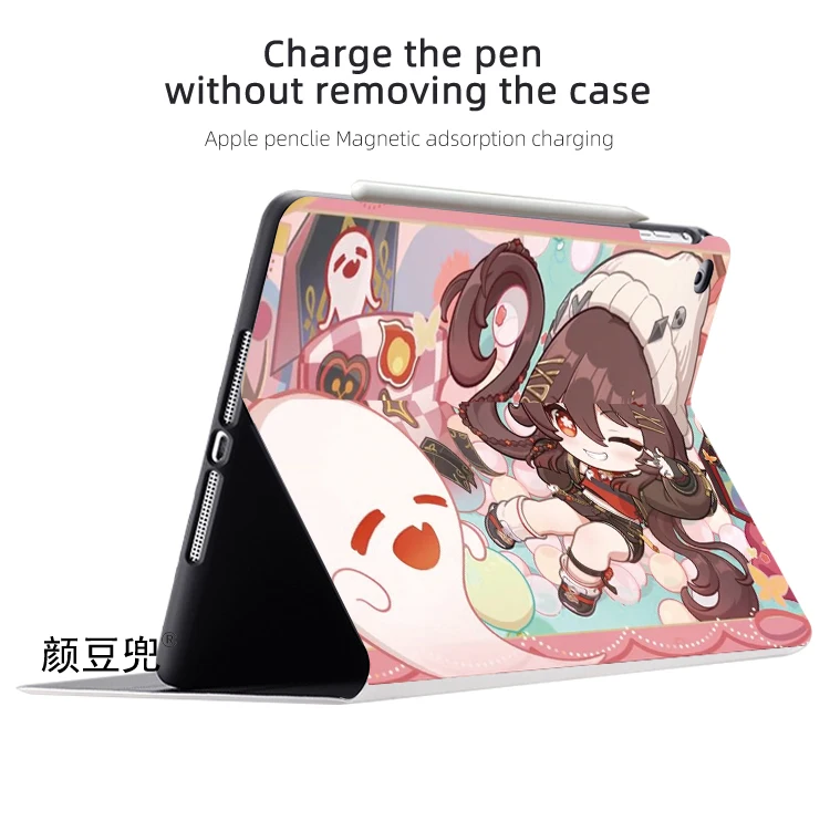 Hutao Anime Genshin Impact для iPad Air 4 5 6 Mini 4 5 6 чехол Роскошный силиконовый для Pro 13 12,9 11 10,5 дюймов для iPad 10 дюйма