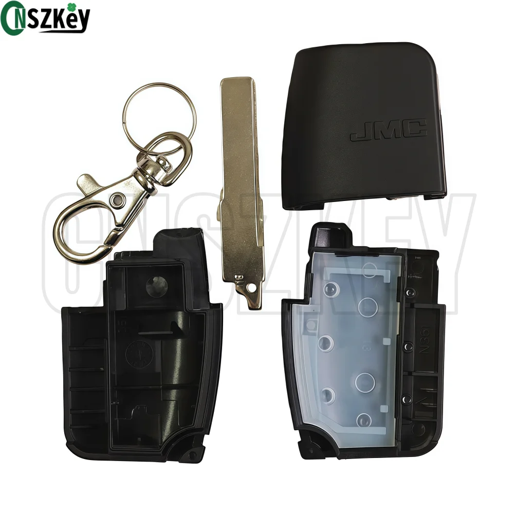 CNSZKEY الأصلي للطي مفتاح تحكم عن بعد ل JMC Yusheng S350 Jiangling Yuhu 3 5 7 مفتاح السيارة 433MHz ASK 2 أزرار بدون رقاقة