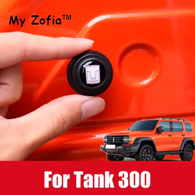 

For Great Wall Tank 300 500 2023 2024 2025 10PCS Car Door Protective Rubber Pad Tailgate Shock Absorber Sticker Auto Accessories