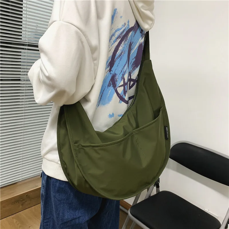 

y2k Bags For School Big Nylon Bag Hobos Crossbody Bags For Women Handbags Men and Women Unisex Couple bag Shoulder bags bolso 가방